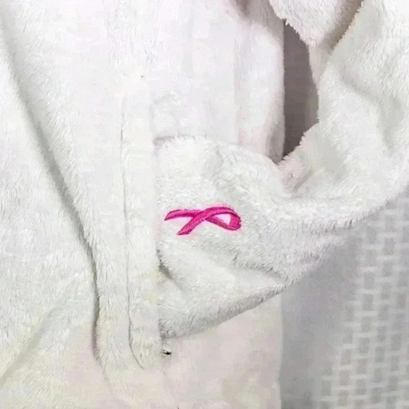 The North Face Breast Cancer Awareness Fleece Jacket Size M Pink Logo and Ribbon - Picture 3 of 11